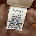 MOTHER The Mid Rise Dazzler Ankle Hopscotch Brown Corduroy Pants 32 Monk's Robe Photo 7