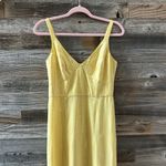Hutch  Mikayla Yellow Sequin Midi Dress Size 4 NWT Photo 3