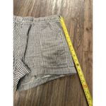 Old Navy  Women's Size S Blue Striped Linen Blend HR Shorts Beach Summer EUC Photo 1