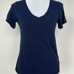 Old Navy  Blue V-neck T-shirt Sz XS Photo 0