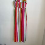 NWT Show Me Your Mumu Fling Midi Dress in getaway stripe. Rainbow colored Red Photo 10