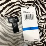 Coco reef  Adorn Animal-Print Swim Cover-Up Dress Brown White Size XL Photo 4