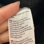 Chico's ’s Black Girlfriend Art Decor Embellish Ankle Stretch Jeans Women’s Sz 8T Photo 3