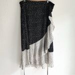 Summersalt  Beach to Brunch On the Dot Wrap Midi Skirt Packable Travel Skirt 2XL Photo 2