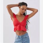 idem Ditto Idea Ditto boho cropped floral top size M Photo 2