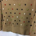 Peck & Peck  Collection threaded Pom Pom sweater L Photo 1