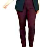 Lane Bryant Women’s Pants The Allie Ankle Slim Fit Burgundy Mid Rise Sz 24R Plus Photo 10