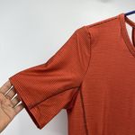 prAna  Catarina swim short sleeve sun top liqueur wabi stripe adjustable size M Photo 6