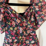 C/MEO COLLECTIVE 530  Mini Floral Dress Size 4 Photo 4