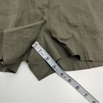 Theory Linen Blend Womens Size 4 Green Shorts Summer Coastal Vacation Pockets Photo 5