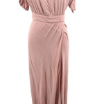 Flynn Skye  Bella Maxi Dress Off the Shoulder Pink Size Medium‎ Photo 4