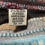 Vintage Y2K Funky People Knit Shift Dress Blue Geometric Southwest Striped S Photo 5