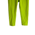 Fabletics Lime Angela Perforated Powerhold High Rise Capri Leggings Small Photo 3