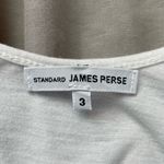 James Perse  Standard Colorblock‎ Pocket Tank Dress in White Tan Size Large or 3 Photo 4