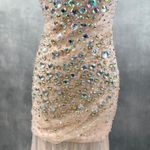 Jovani  Womens Formal Gown Size 2 Embellished Mermaid Fairy Prom Formal Luxe Photo 2