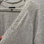Verve Ami  Speckled Knit Open Front Long Cardigan Sweater XL Gray Photo 5