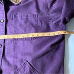 Faded Glory Vintage Purple Canvas Chore Coat Blanket Lined Corduroy Collar Sz XL  Photo 2