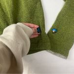 Kuhl  size large 1/4 zip alpaca fleece Olive Green Women's Sweater Photo 4