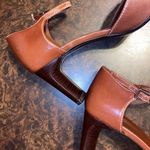 Gianni Bini Gianna Bini Caramel Brown Leather Pumps - size 7 Photo 13