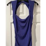 Nicole Miller Nicole miller maxi bodycon rouched blue/ purple size 4 dress Photo 1