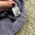 Shop Stevie | Purple Pleated Casual Button Down Long Sleeve & Pant Set Size L Photo 7