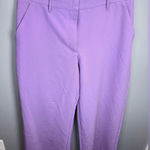 Abercrombie & Fitch ‎ Sloane Purple Tailored Ultra-Wide Leg Pants Size Large Photo 0