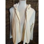 Jockey Sport Full Zip Cream Colored Hooded Jacket Size Large Photo 2