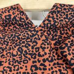 Urban Outfitters  Leopard Print Strapless Crop Top Ruffle Trim Smocked Size S Photo 1