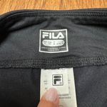 FILA  Womens Black Panel "Mesh With Me" Capri Legging Pants Size Small NEW Photo 4