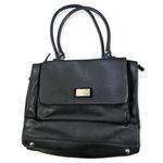 Lulu By Lulu Guinness Faux Pebbled Leather Spacious Handbag Black Photo 0
