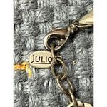 Julio Dual Tone Arrow bracelet Gold Tone Silver Tone Lobster Clasp Adjustable 8" Photo 2