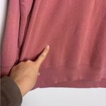 Aerie  Pink City Distressed Crewneck Long Sleeve Comfy Casual Sweatshirt Photo 3