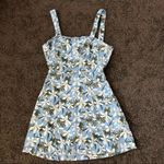 AQUA Floral Tie Back Mini dress 2 way new with pockets Photo 4
