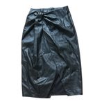 Open Edit Wrap Front Faux Leather Skirt size medium Sz Medium Photo 4