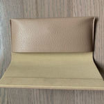 Max Mara  Tan Genuine Leather Eye Glass/Sunglasses Case Photo 1