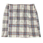 Nasty Gal  Summer Check Double Split Mini Skirt Plaid NEW Photo 0