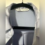 ZARA Drop Shoulder Satin Effect Top Photo 2