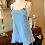 Cider  Overall Romper Powder Blue New Photo 4