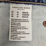 American Eagle Dreamy Drape Super High Baggy Wide Leg Blue Jeans Size 10 /30W Photo 7