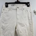 Gap 1969 Slim Straight Skimmer jeans white size 27r NWT mid rise stretch ankle Photo 1
