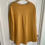 White Crow Mustard Yellow distressed oversized Sweatshirt Size Large Photo 4