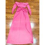 DUNDAS X REVOLVE Elowen Cut out Maxi Dress in Hot Pink L Size L Photo 9