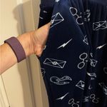 Harry Potter  Blue Elastic Drawstring Waist Plush Pajama Pants Pockets Plus 2X Photo 2