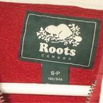 Roots  Canada Small Hoodie Red Beaver Classic Sweatshirt Full Zip Athleisure Photo 2