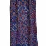 Forever 21  Geometric Maxi Skirt with Front Slits Size Medium Photo 0