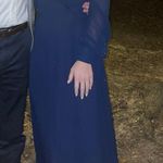 Lulus Navy Blue Wrap Dress Photo 2