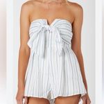 L'ATISTE L’atiste strapless pin stripe romper Photo 0
