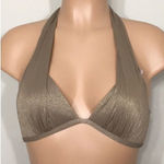 Kenneth Cole  gold lame’ push up bikini top. 36 B/C. NWT Photo 0