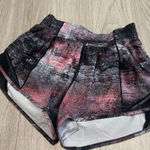Lululemon athletica Women's Black and Pink Athletic Shorts Photo 0