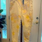 Ralph Lauren NWT  YELLOW FLORAL JEANS SIZE 14 Photo 0